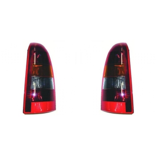 Heckleuchten Rückleuchten Depo / TYC SET passt für Opel Astra G Caravan rauchgrau ab 98-04