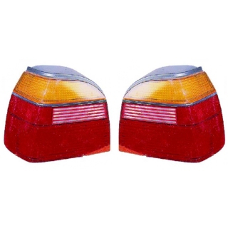 Heckleuchten Rückleuchten Depo / TYC rot SET passt für VW Golf III 1H1 ab Baujahr 91-97