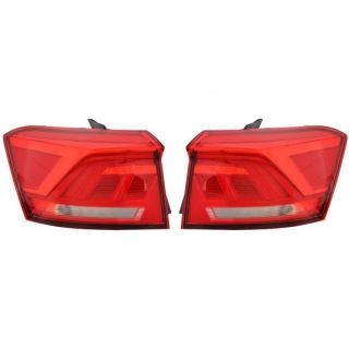 Heckleuchten Rückleuchten  rot LED SET außen passt für VW T-ROC (A11) ab 2017