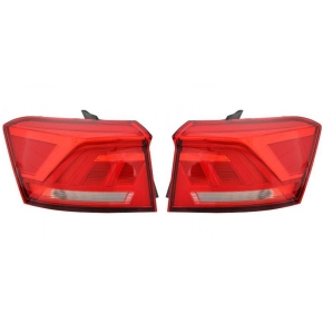 Heckleuchten Rückleuchten  rot LED SET außen...