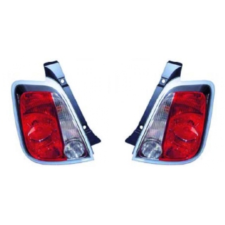 Heckleuchten Rückleuchten Depo / TYC SET passt für Abarth/Fiat 500 595/695 ab 2007-2015