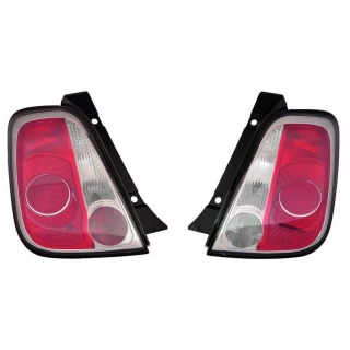 Heckleuchten Rückleuchten Depo / TYC  SET passt für Fiat 500 Cabrio 312 ab 09-15