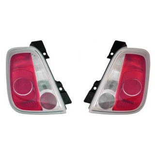 Heckleuchten Rückleuchten Depo / TYC SET passt für Abarth + Fiat 500C (Cabrio 312) ab 15-20