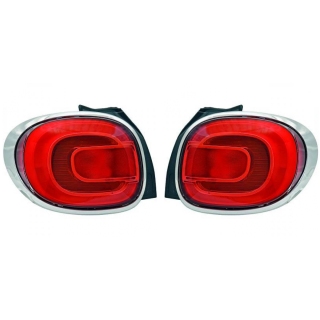 Heckleuchten Rückleuchten Depo / TYC LED SET passt für Fiat 500L (nicht Trekking) ab 12-17