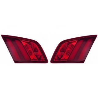 Heckleuchten Rückleuchten LED  rot/schwarz SET passt für Peugeot 5008 II ab 17