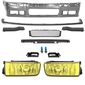 SPORT FRONT BUMPER ALL MODELS+GT SPOILER +Fogs Yellow...