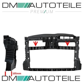 VW Golf 6 VI Radiator support Core support 08-12 all...