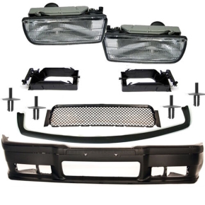 SET BUMPER SPORT +GT Evo lip+fog lights OEM fits BMW E36...