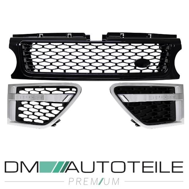 Kühlergrill Vents für Sport Facelift 09-13 L320 Autobiographie Grau Silber Kühlergrill Vents für Sport Facelift 09-13 L320 Autobiographie Grau Silber