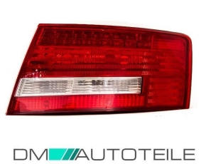 Audi A6 4F Saloon LED right rear lights red/white 04-08...