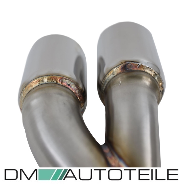 Sport-Performance Exhaust tail pipes chrome +Diffusor fits on BMW