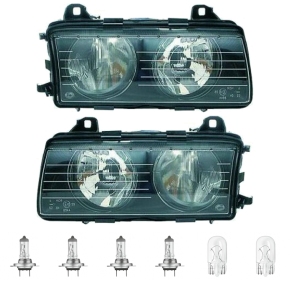 Scheinwerfer links H7/H7 passt für BMW 3er E36 Limo...