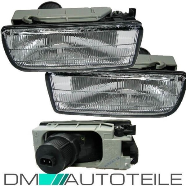 Fog Lights Lamps Oem Set Mountings H1 Bulbs Fits On Bmw E36 Series M