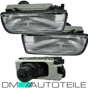 FOG LIGHTS LAMPS OEM SET +MOUNTINGS+H1 BULBS FITS ON BMW E36 SERIES M SPORT M3