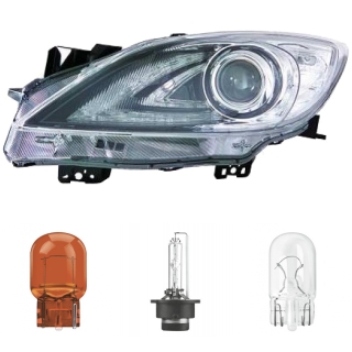 Xenon Scheinwerfer D2S Depo links passt für Mazda 3 Stufenheck (BL) ab 09-13 inklusive Leuchtmittel/Birnen