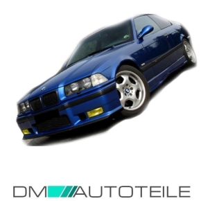 Set BMW E36 Front Bumper  + GT Evo Lip + Fogs Yellow OE for M3