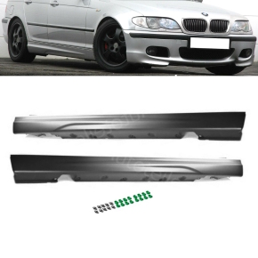 SET SIDE SKIRTS FITS ON BMW E46 SALOON WAGON SPORT PAKET+ACCESSOIRES FOR M-SPORT