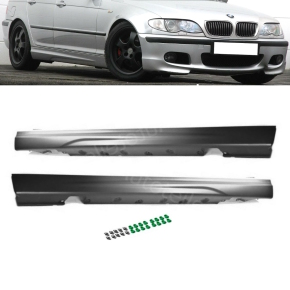 SET SIDE SKIRTS FITS ON BMW E46 SALOON WAGON SPORT...