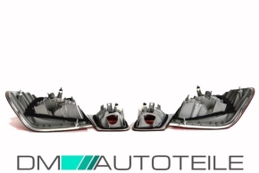 Set Saloon Rear lights Set 01-05 red White 4-pcs fits on BMW 3-series E46