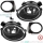 FOG LIGHT LAMPS CHROME CRISTALL FITS ON BMW E46 E39 M TECH SPORT M3 M5+HB4 BULBS
