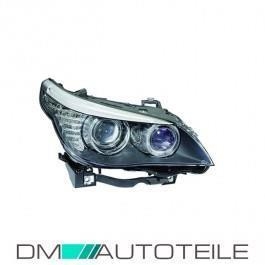 Headlight Right Hella H7/H7 + DE-Lense fits on BMW E60 E61 Limousine Estate  07-10 LCI