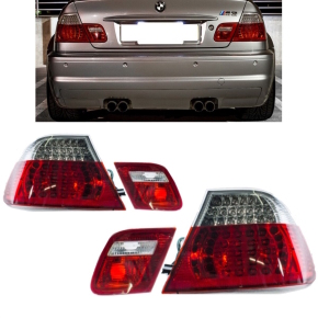 LED RÜCKLEUCHTEN Set Coupe Rot Weiss passt für...