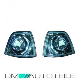 Designblinker Frontblinker Set Klarglas Chrom passend für...