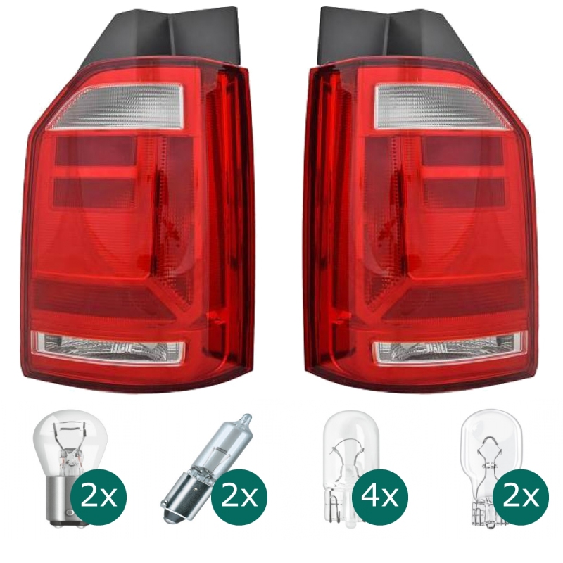 Rückleuchte links passt für VW Multivan T6 Transporter Kasten SHN/SHH ab  15-19 inklusive Leuchtmittel/