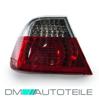 Tail lights for BMW 3 E46 red and white