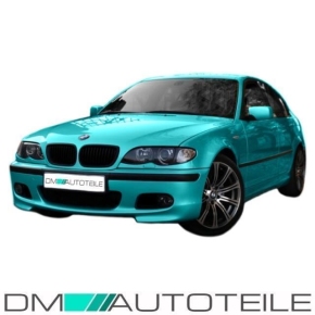 Set Saloon 98-05 Full Bumper Body Kit complete w/o PDC fits on BMW E46 without M-Sport