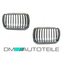 Front Grille Set Chrome fits on BMW E36 Year 91-96