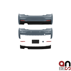 Sport Rear Bumper PDC 2-Outlet primed fits BMW 2-Series...