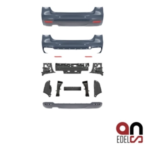 Sport Rear Bumper 2 outlet left fits on BMW 3-Series F34...
