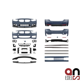 Sport Performance 2-outlet Bodykit Bumper Front Rear Side...