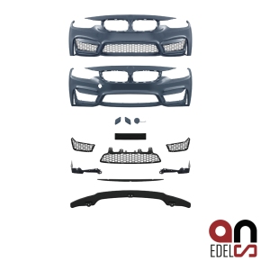 Sport GT Front Bumper primed PDC+ Spoiler fits on BMW 4...