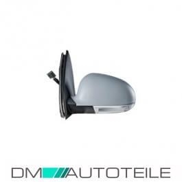 VW Golf V Side Mirror Left electr. heated Convex primed foldable mirror  Indicator 1K1 857 508 A
