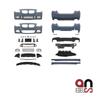 FULL 550i 550d Bodykit Bumper Front + Rear +Side fits on...