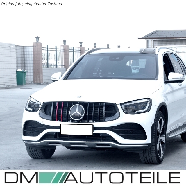 Front Kidney Grille Black Red Carbon fits on Mercedes GLC X253 Facelift up  2019 to Evo Sport-Panamericana GT