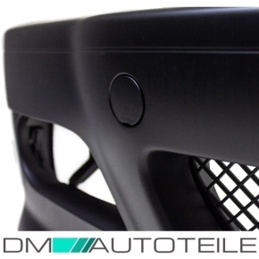 EVO SPORT FRONT BUMPER FIT ON BMW E46 2/3 Doors 99-03+FOG LIGHTS Chrome For M M3