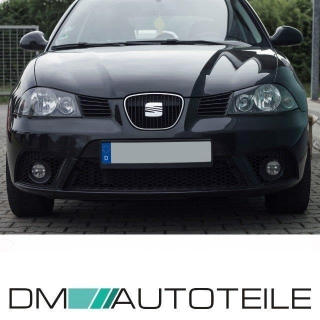 Set Seat Ibiza 6L Stoßstange vorne + Gitterset + Nebelscheinwefer 02-08