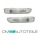 Side Indicators Set White Facelift Design fits on BMW E46 Bj 98-05