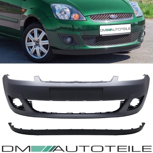 Set Stoßstange vorne grundiert inkl 01-05 Zubehör Ford Fiesta 5 V JH JD Bj Set Stoßstange vorne grundiert inkl 01-05 Zubehör Ford Fiesta 5 V JH JD Bj