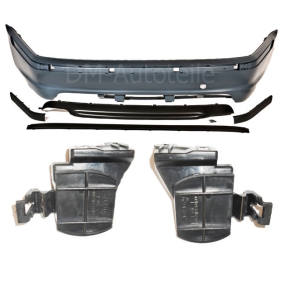 Set Sport Rear Bumper for park assist fits on BMW E46 Saloon 01-05 without M-Sport II + holders