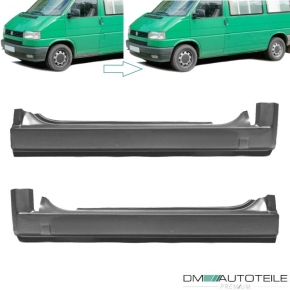 Scheinwerfer Tagfahrlicht Design LED chrom passt für VW T4 kurz ab 1990 -  2003