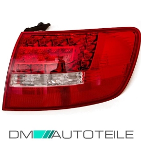 Audi A6 4F2 Avant LED rear lights right red-white outer...