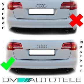 Audi A6 4F2 Avant LED rear lights right red-white outer...