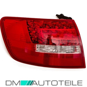 Audi A6 4F2 Avant LED rear lights left red-white outer...