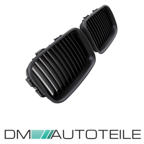 2x Kidney Front Grille Set Matt black BMW E36 all models...