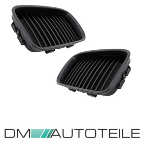 2x Kühlergrill SET Schwarz Matt passend für BMW E36 ALLE MODELLE o.Compact 90-96