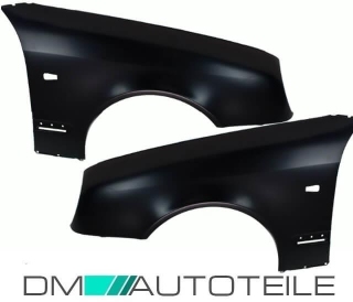Set Mercedes Clk W208 Front Left & Right Wing Panel 97-03 + Indicator Hole